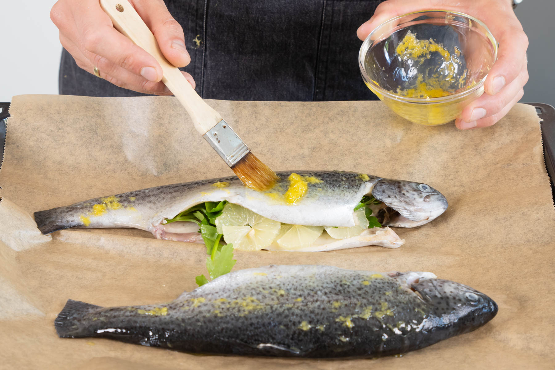 Knusprige Forelle aus dem Backofen | Rezept