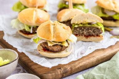 Mini-Burger-Fingerfood
