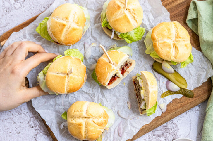 Mini-Burger-Fingerfood