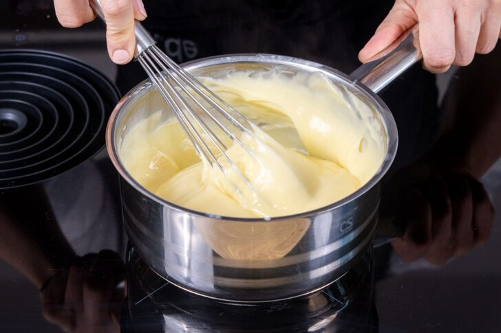 angedickter Pudding