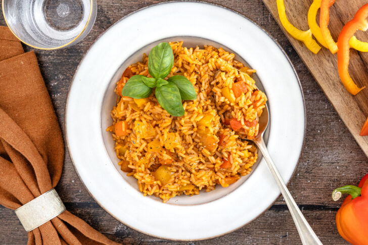 Paprika-Reis-Pfanne