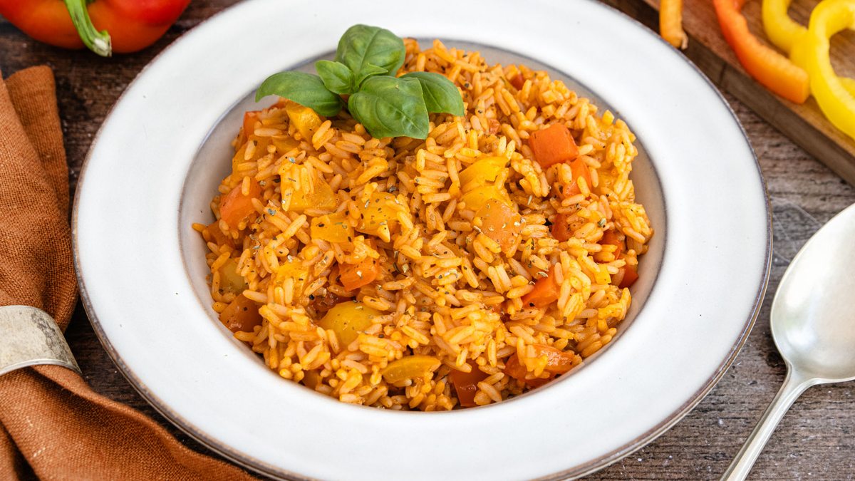 Paprika-Reis-Pfanne