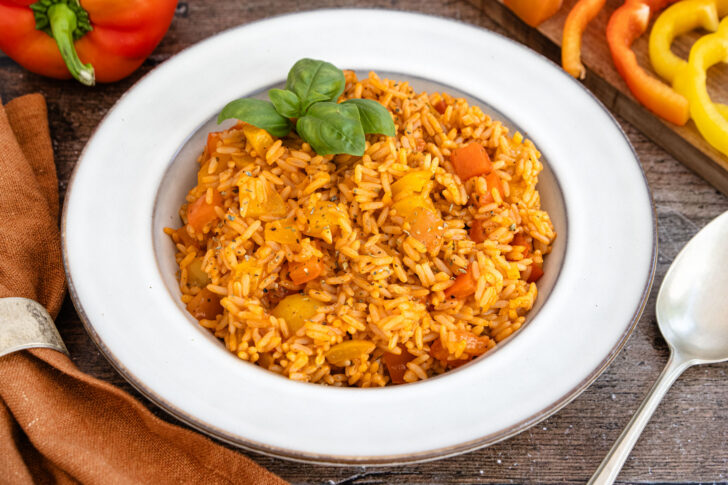 Paprika-Reis-Pfanne