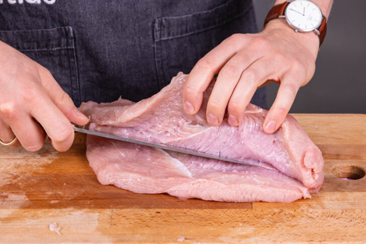 Schmetterlingsschnitt durchführen