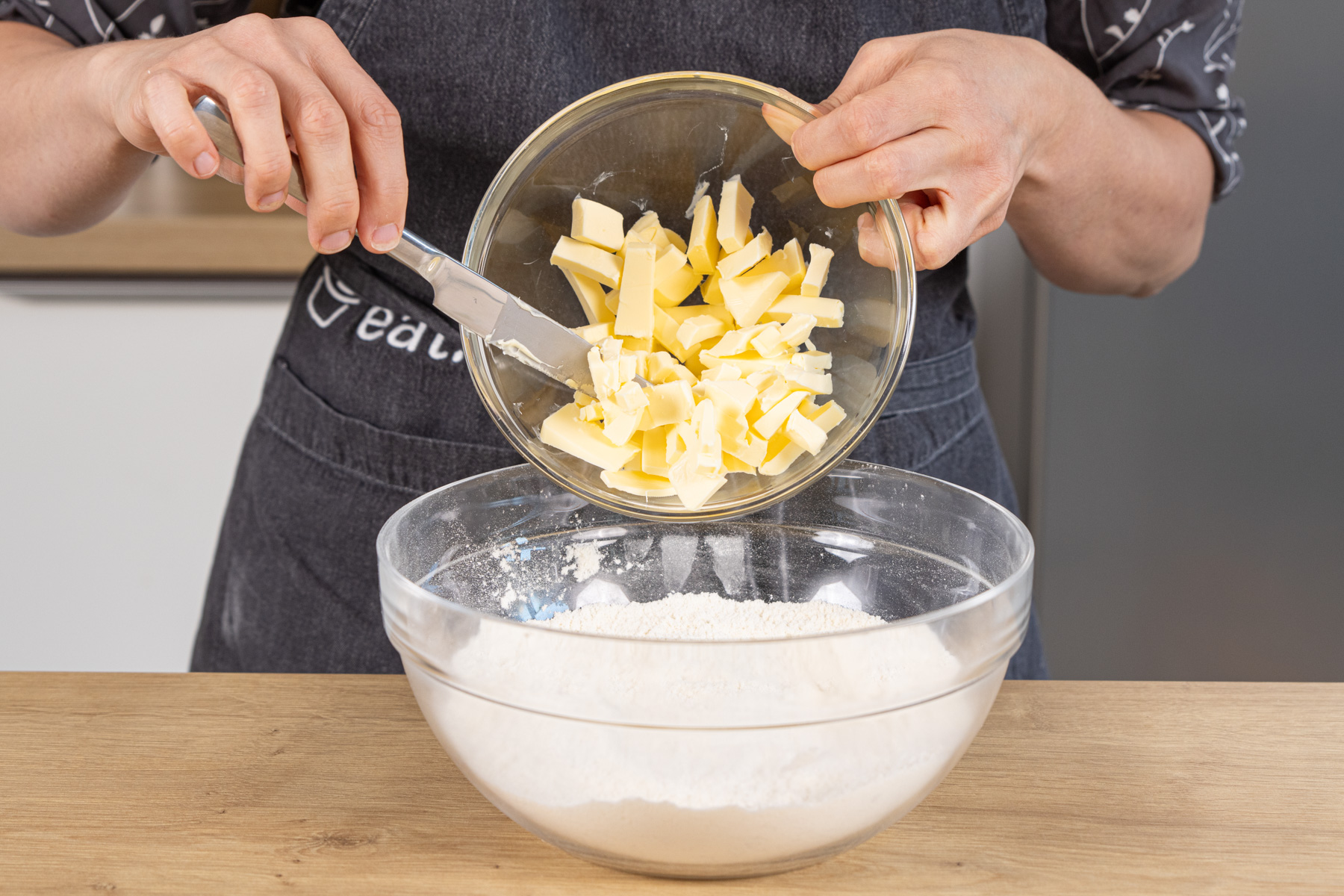 Butter dazugeben