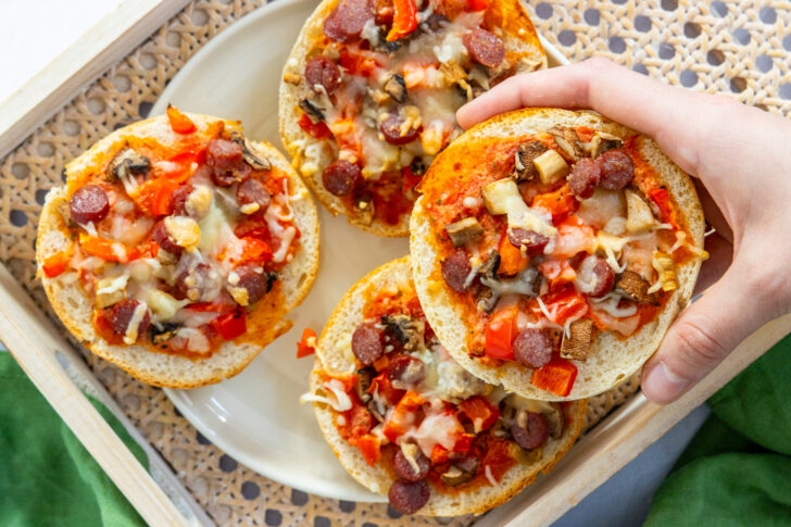 Schnelle Pizzabrötchen