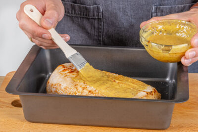 Marinade auftragen