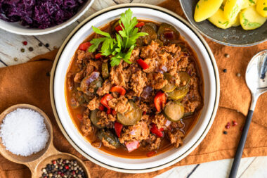 Veganes Gulasch