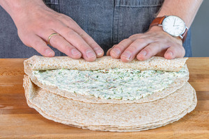 Wraps aufrollen