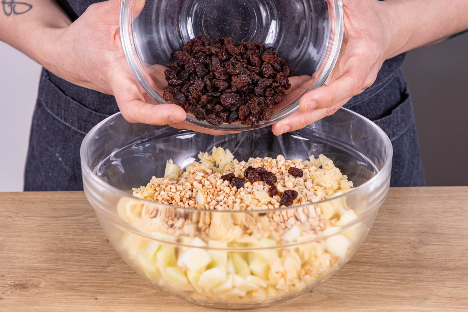 Bratapfelkuchen mit Pudding | Rezept