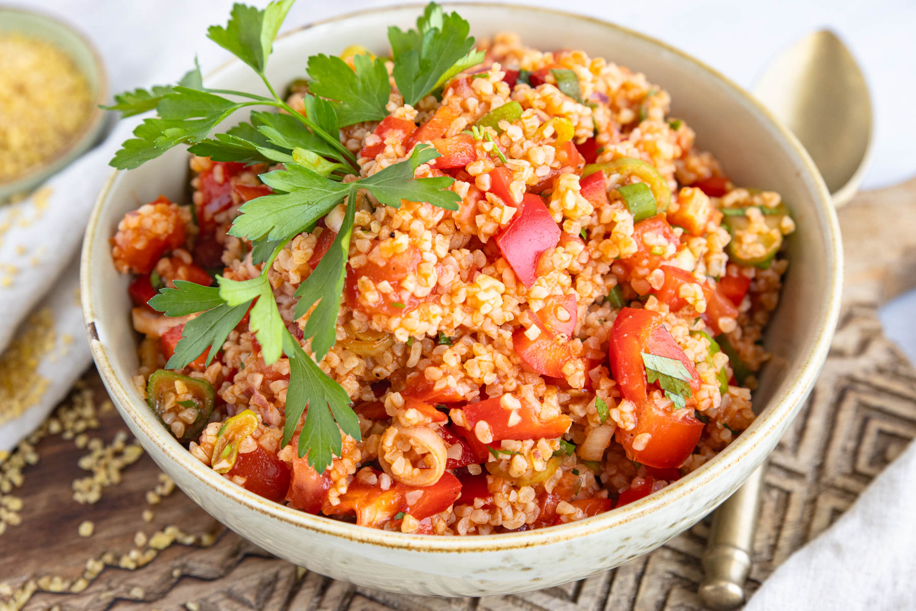 Bulgursalat schnell & einfach | Rezept