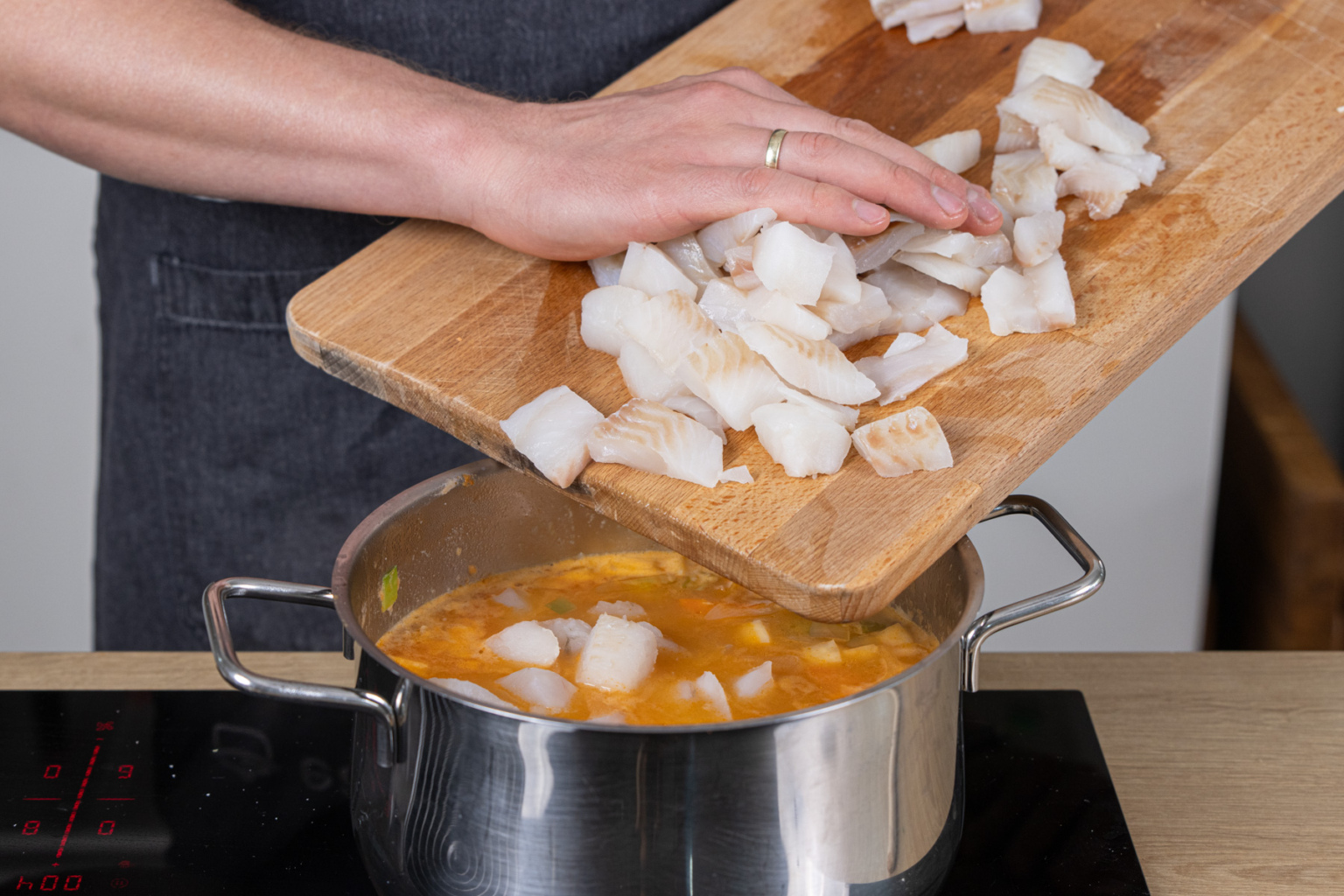 Einfache Fischsuppe