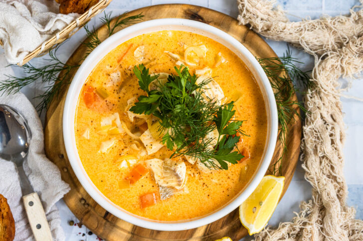 Einfache Fischsuppe