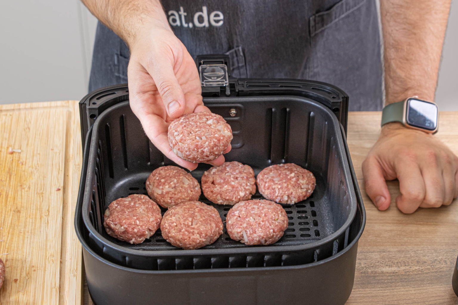 frikadellen in der heißluftfritteuse aufwärmen