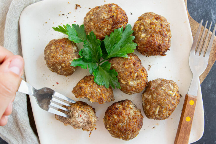 Frikadellen aus der Heißluftfritteuse
