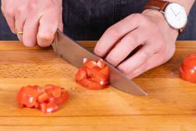 Tomaten schneiden