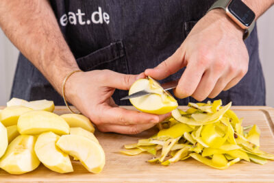 Äpfel schneiden