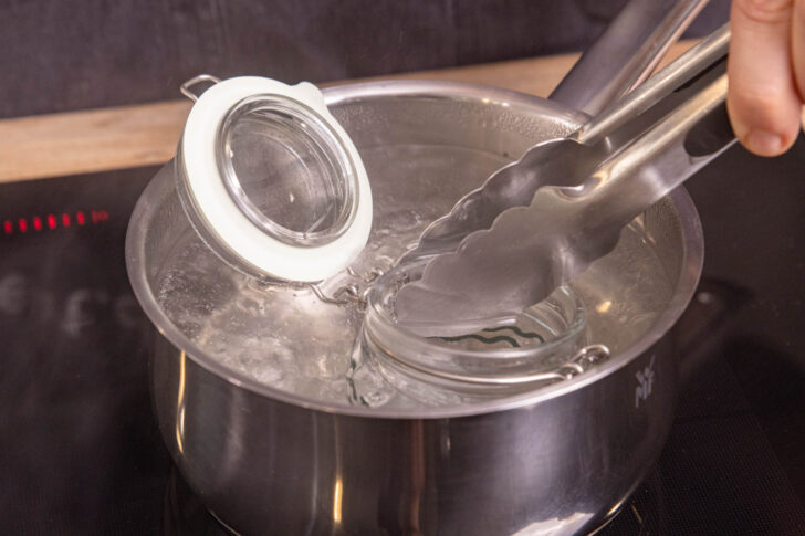 Gläser sterilisieren
