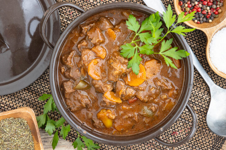 Gulasch ohne Anbraten