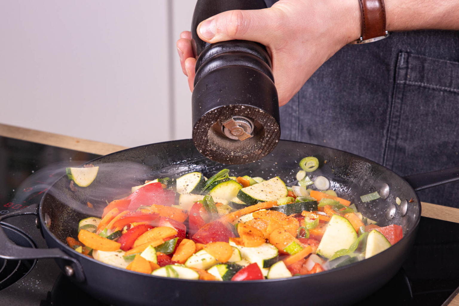 Hackfleisch-Gemüse-Pfanne