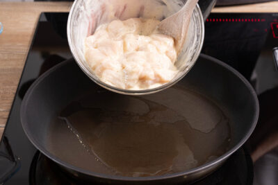 Hähnchen scharf anbraten