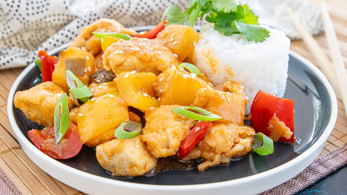 Hähnchen süß-sauer wie beim Chinesen