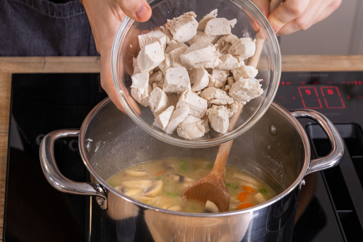 Hühnerfrikassee wie von Mama: schnell und einfach | Rezept