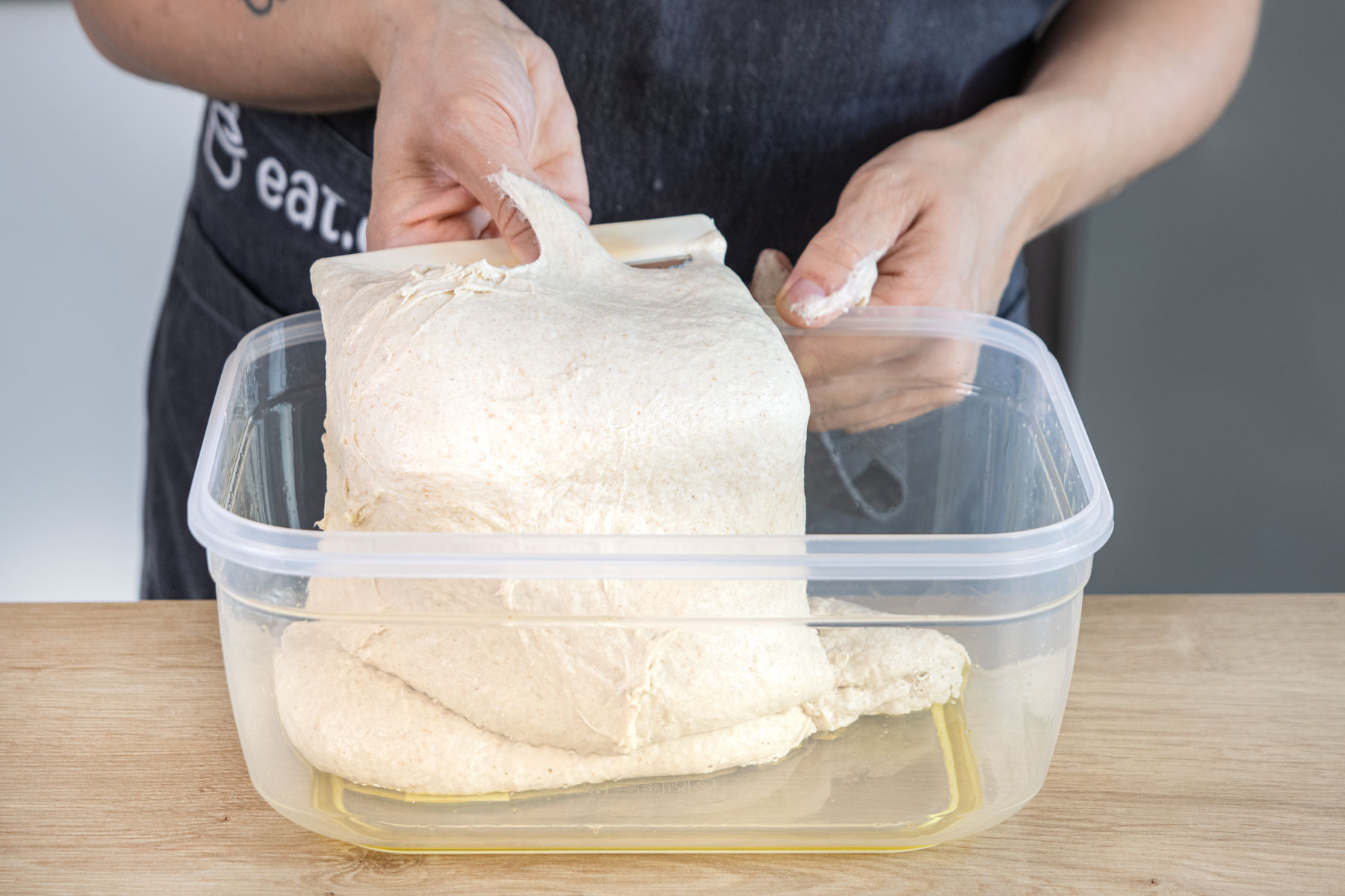 Italienisches Weißbrot mit Sauerteig | Rezept