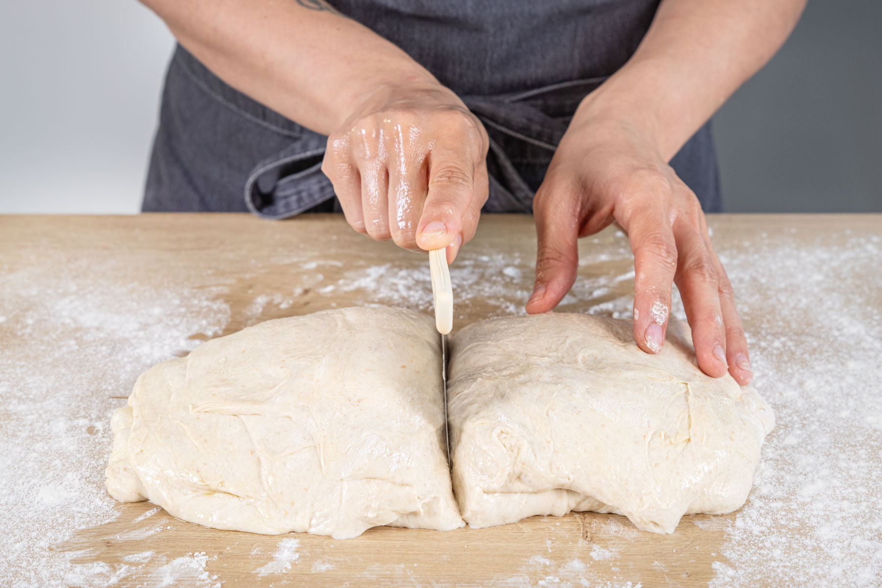 Italienisches Weißbrot mit Sauerteig | Rezept