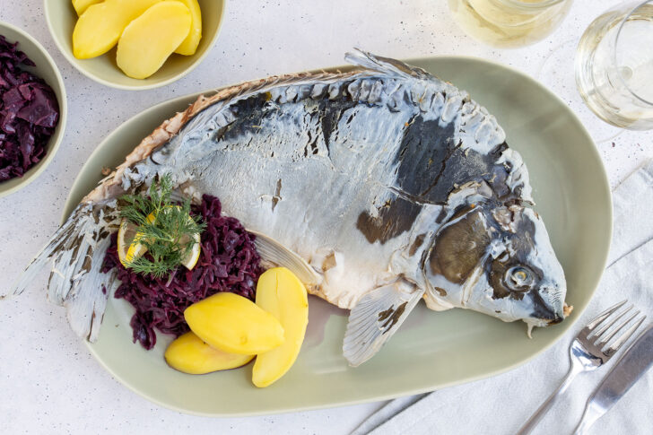 Karpfen blau nach Omas Rezept