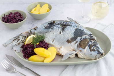 Karpfen blau nach Omas Rezept