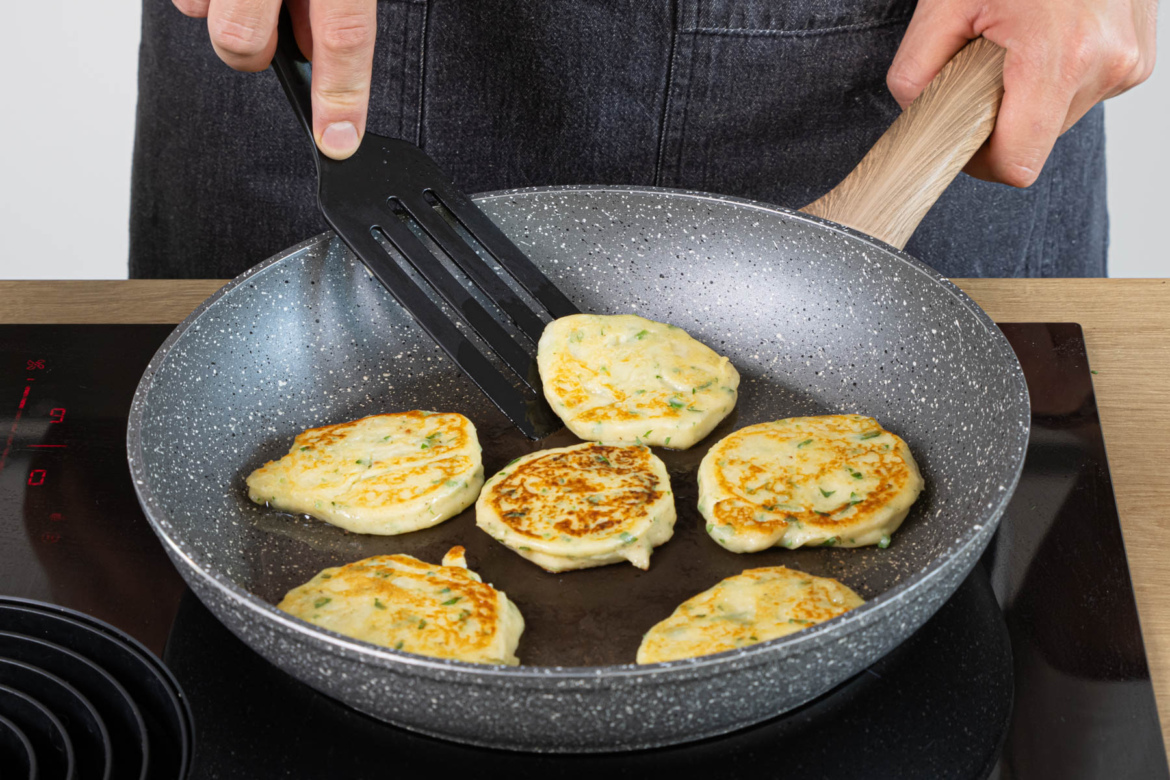 Kartoffelpuffer aus Kartoffelbrei