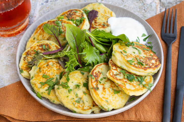 Kartoffelpuffer aus Kartoffelbrei
