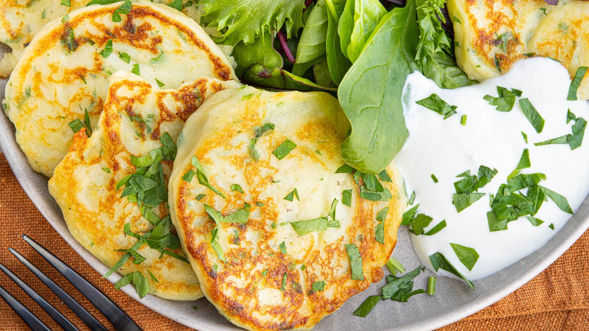 Kartoffelpuffer aus Kartoffelbrei