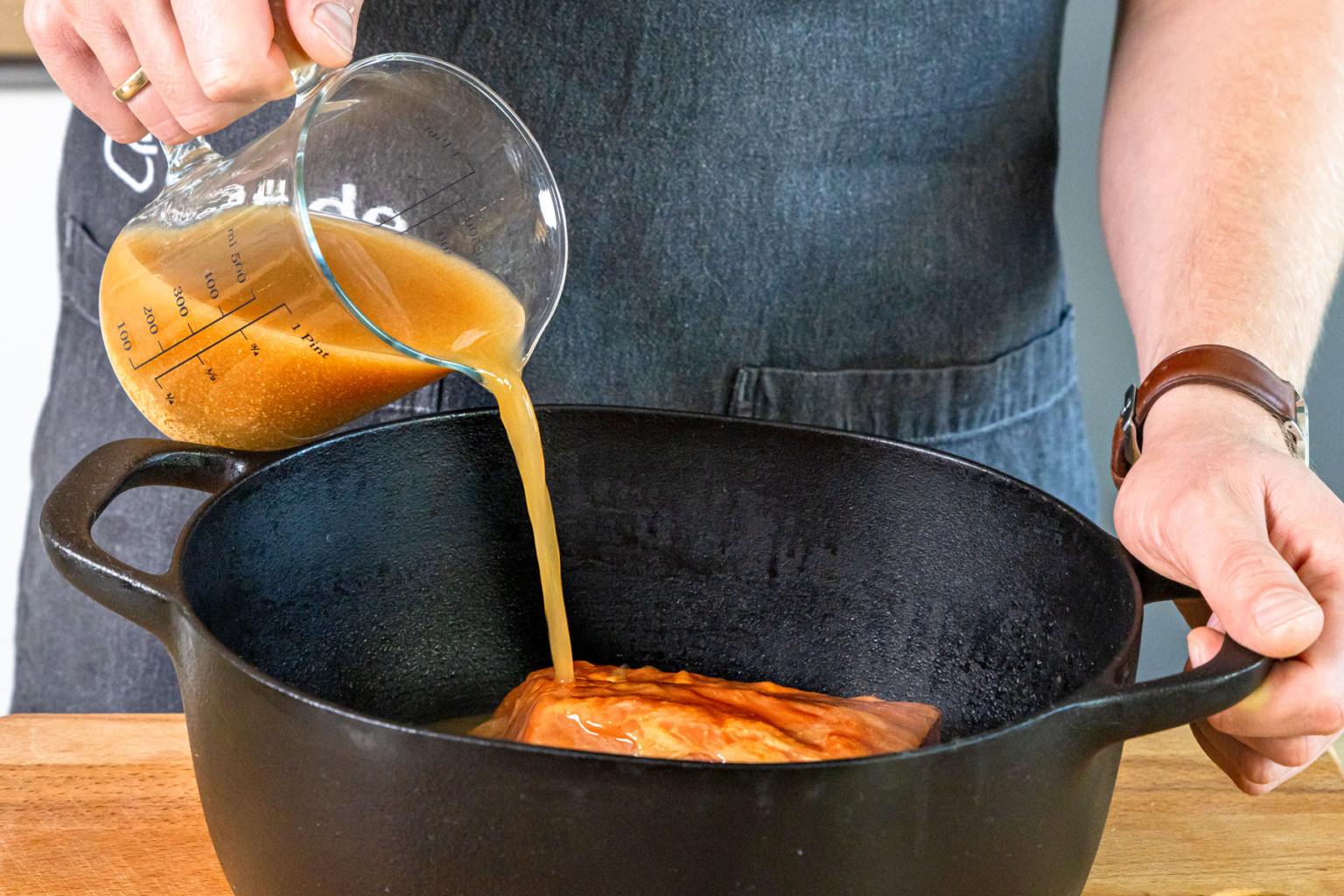 Kassler Lachsbraten aus dem Ofen