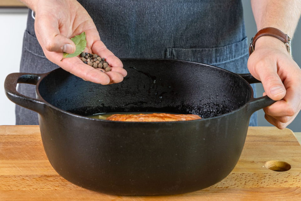 Kassler Lachsbraten aus dem Ofen
