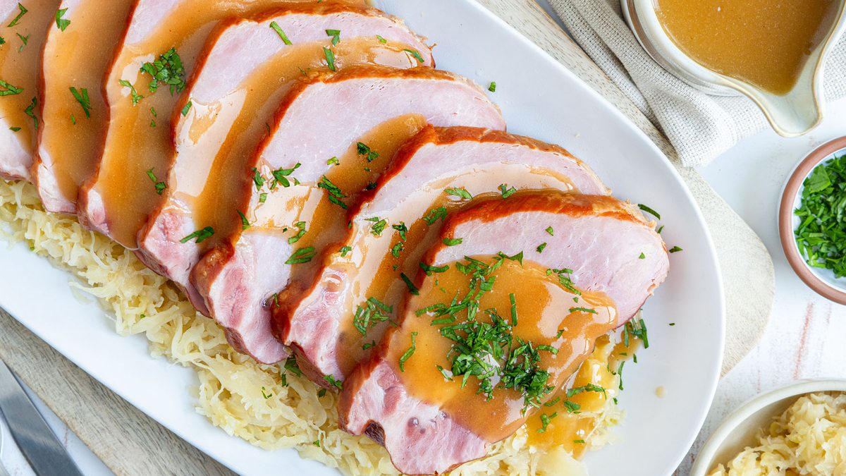 Kassler Lachsbraten aus dem Ofen