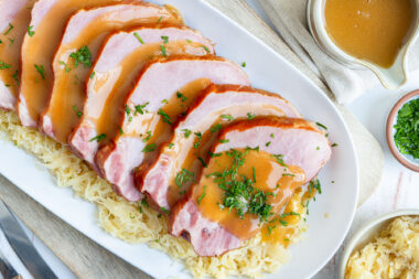 Kassler Lachsbraten aus dem Ofen