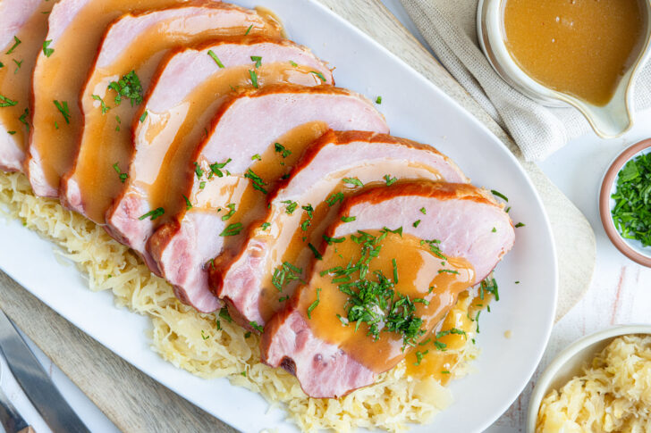 Kassler Lachsbraten aus dem Ofen