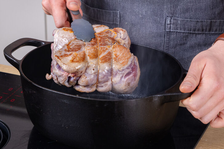Lammkeule braten