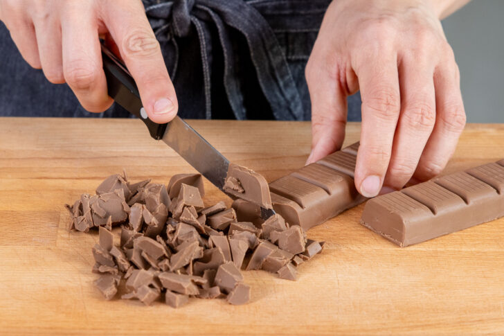 Nougat klein schneiden