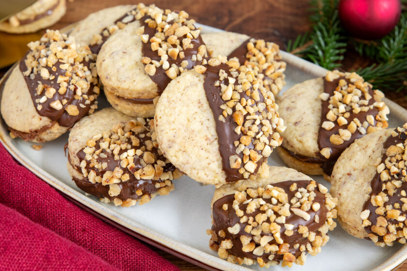 Nuss-Nougat-Plätzchen