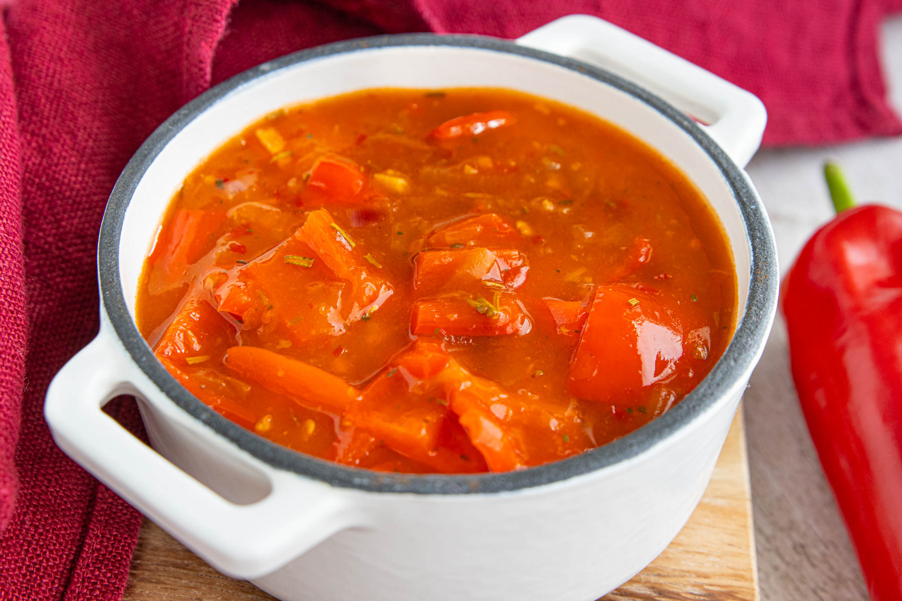 Paprikasoße selber machen | Rezept