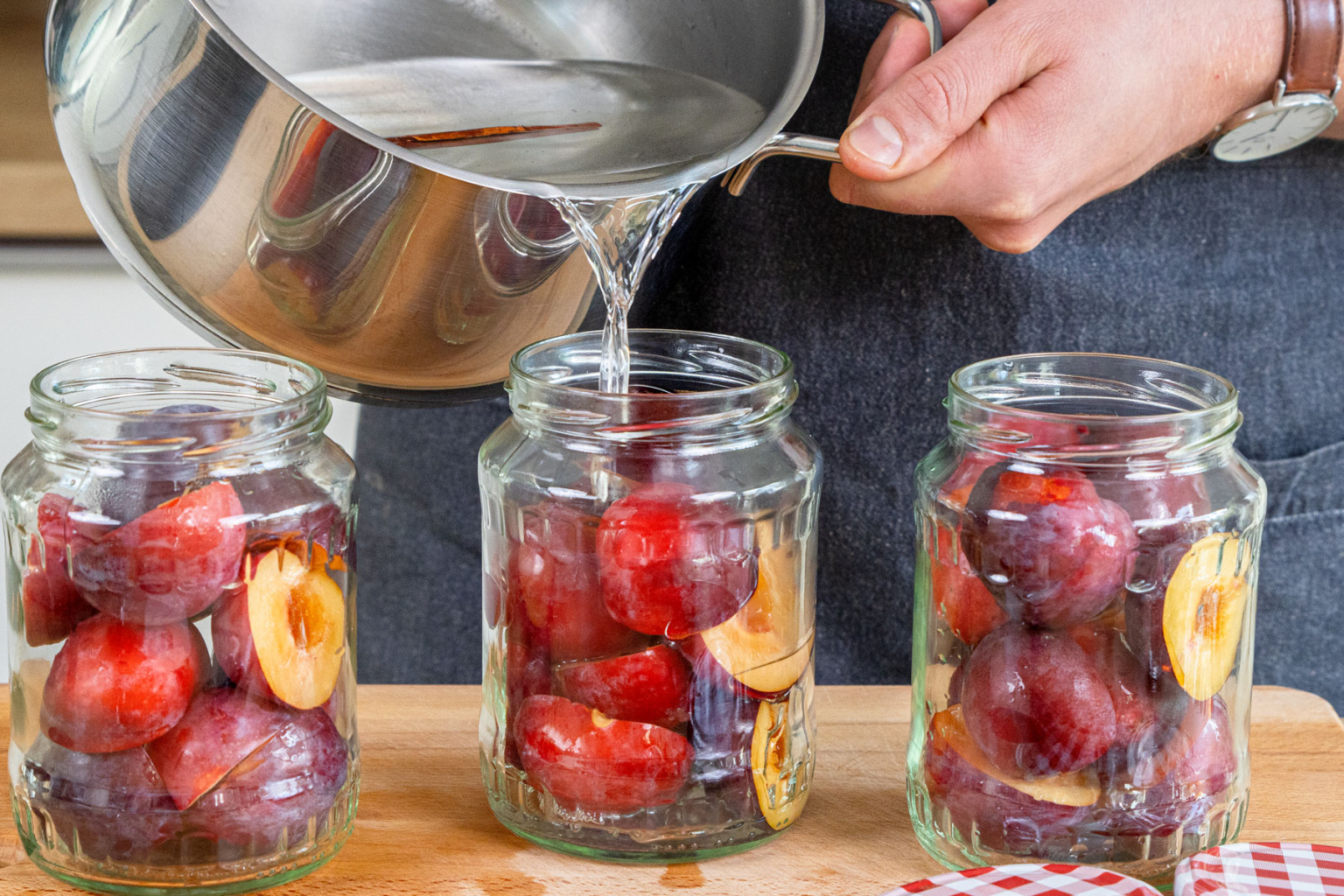 Pflaumen einkochen | Rezept Pflaumen einkochen | Rezept