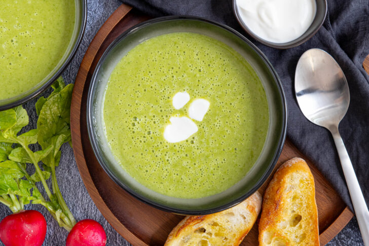 Radieschenblättersuppe