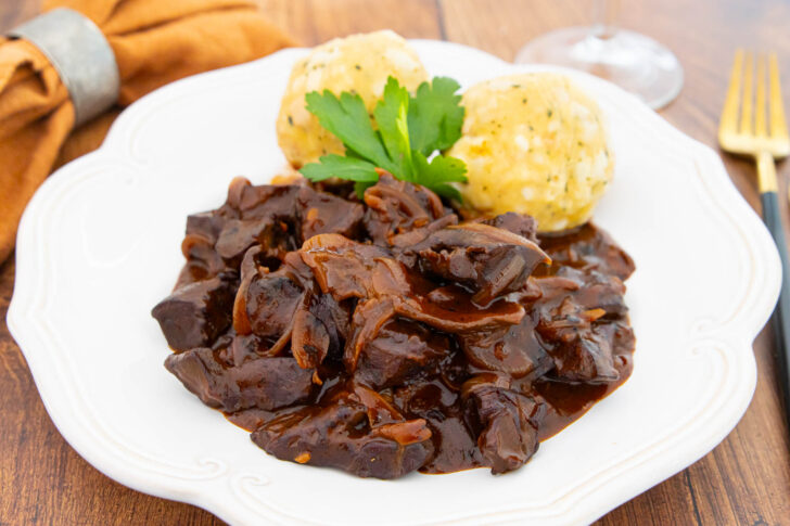 Rinderherz-Ragout