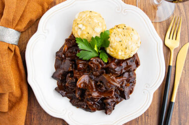 Rinderherz-Ragout