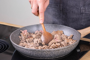 Hackfleisch anbraten