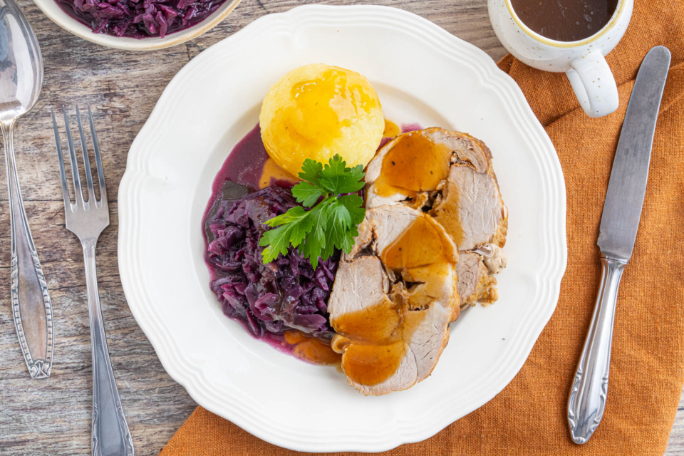 Spanferkelbraten