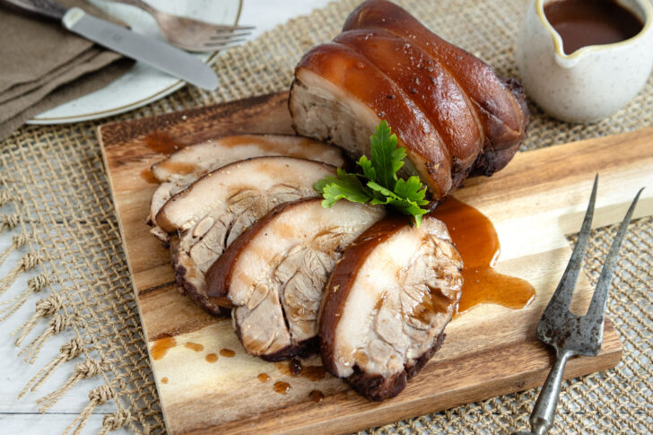Spanferkelrollbraten
